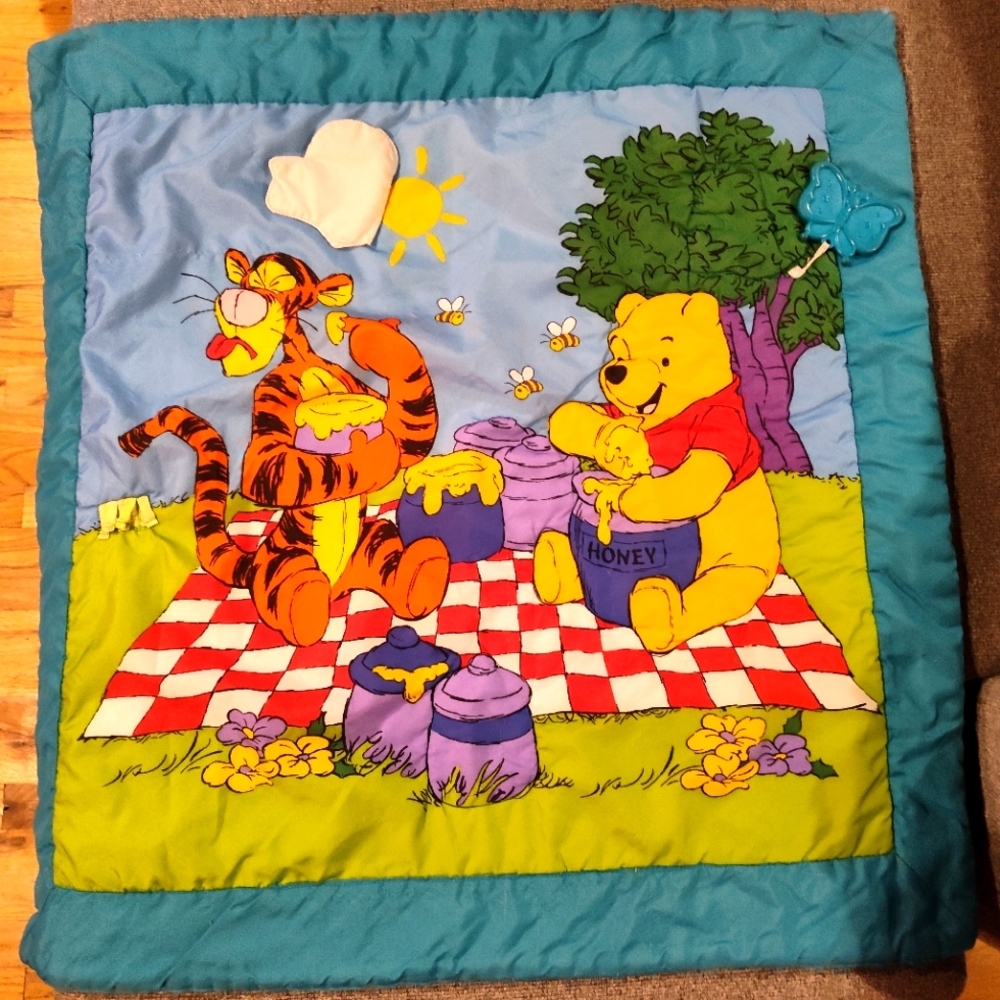 Vintage Disney Winnie the Pooh &Tigger play mat